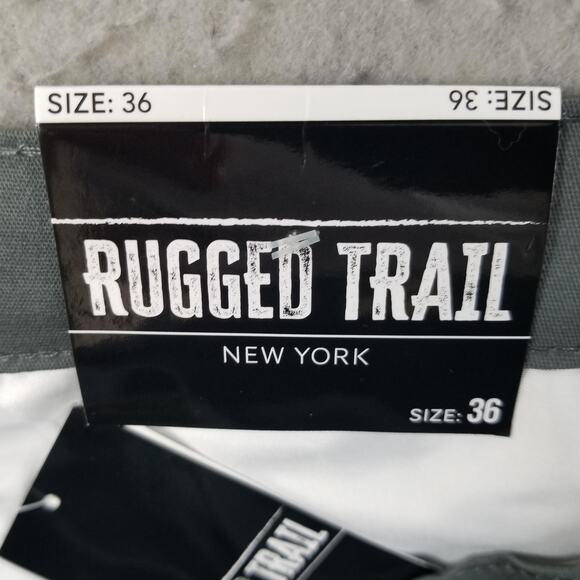 Rugged Trail Cargo Shorts Mens 36 Stretch Belted Outdoor Utility Summer Pockets - Picture 12 of 13